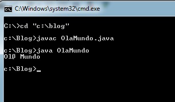 JAVA: Criando, compilando e executando (Olá mundo) Java
