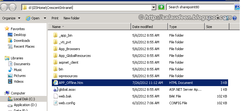 Maintenance Page For Sharepoint Quick Way To Implement Sharepoint Diary