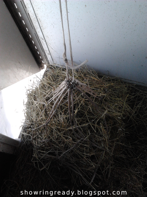 Show Ring Ready How to Hang a Hay Net