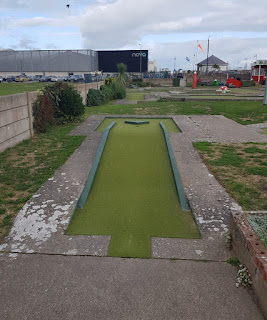 The Crazy Golf course in Prestatyn, Wales