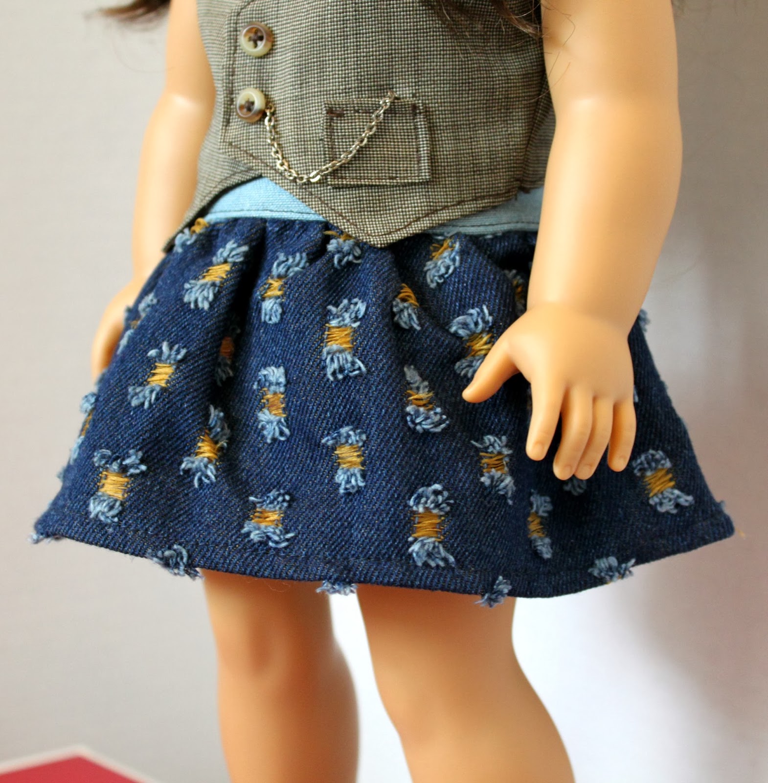 The Doll Wardrobe: Not Just Dancewear: Isabelle's Rosette Leotard
