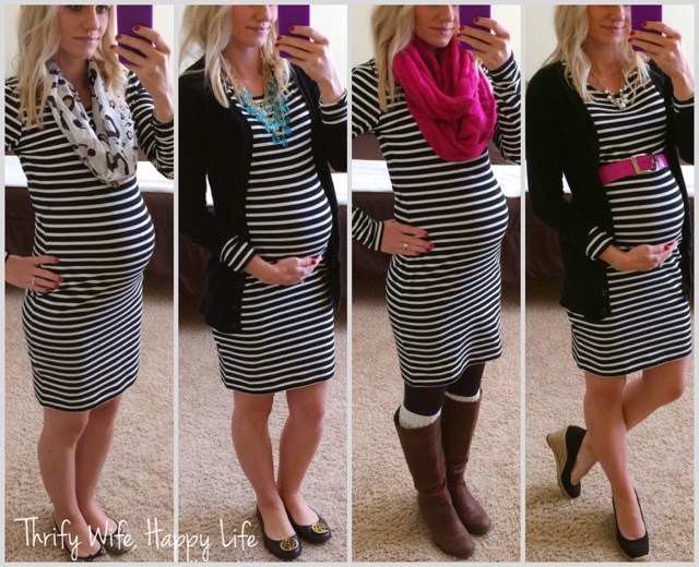 Making the Most of Your Favorite Maternity Clothes- Fitted Striped ...