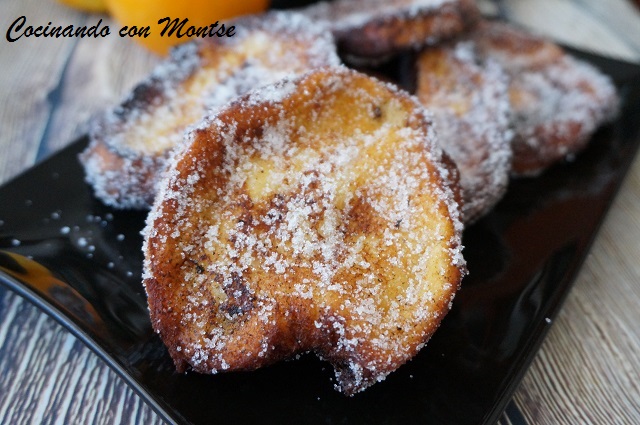 Torrijas caseras con naranja