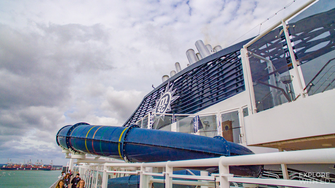 One of the longest Waterslides At Sea