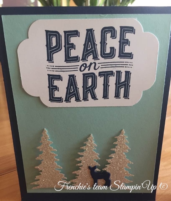 Frenchie's Team with Carole of Christmas and Card Front Builder, Stampin'Up!