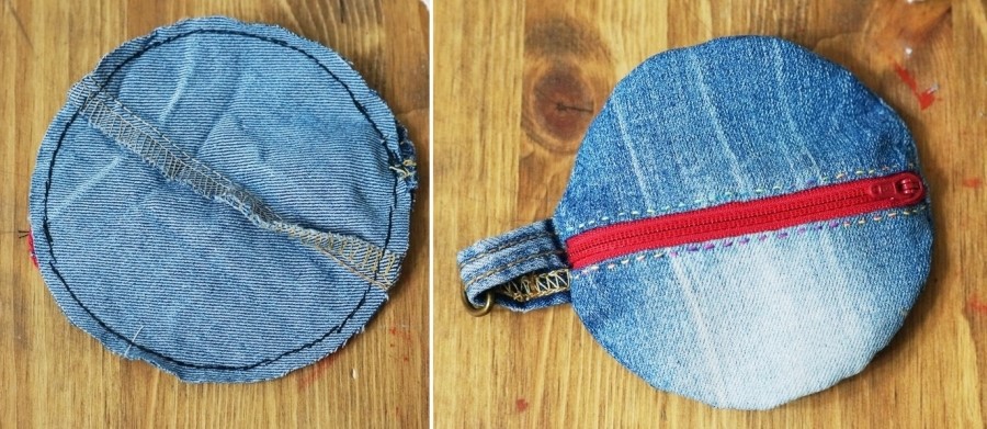 Perfect Circle Zip Pouch Box. DIY step-by-step Tutorial in Pictures.