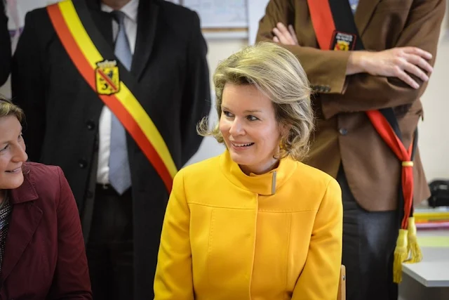 Queen Mathilde visit to a center for children who need special medical care