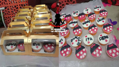 Paket Kue Pernikahan Gedung Cupcake Box Paket Kue Pernikahan Gedung Cupcake Box