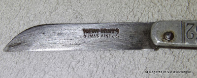 Couteau de poche le 32, Dumas Ainé, Thiers, Auvergne.