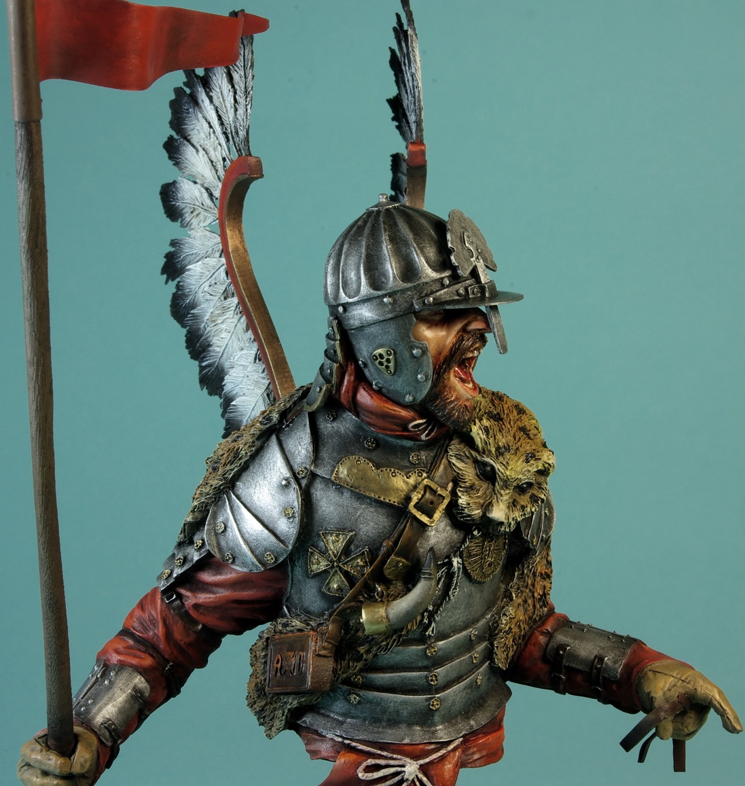 Modelarstwo - Moja pasja: 1:9 Polish Winged Hussars. MJ miniatures.