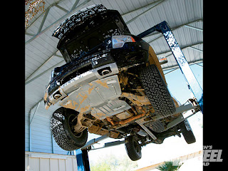 white ford raptor lifted