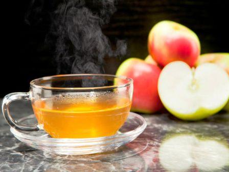 Apple Tea Hindi Recipe - Saib Ki Chai