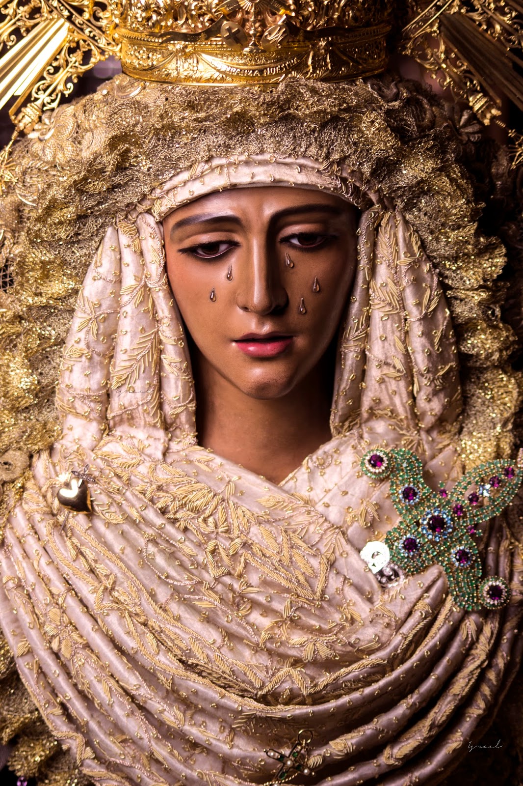 Israel Adorna: Besamanos a Nuestra Señora de la Esperanza de Triana 