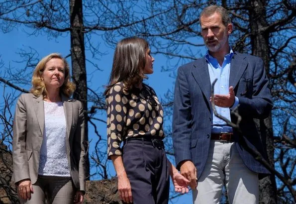 King Felipe and Queen Letizia visited Gran Canaria to view the areas affected by August’s forest fires