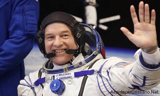 Astronauta Jeff Williams ve la Tierra desde el espacio