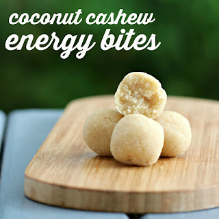 Easy Vegan Coconut Cashew Cookie Dough Bites Recipe - raw, vegan, gluten free, sugar free, healthy, paleo, grain free, energy bites, clean eating recipe