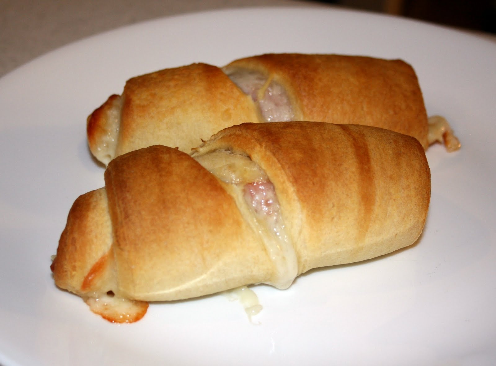 Mom I'm Hungry {ham and cheese croissants}