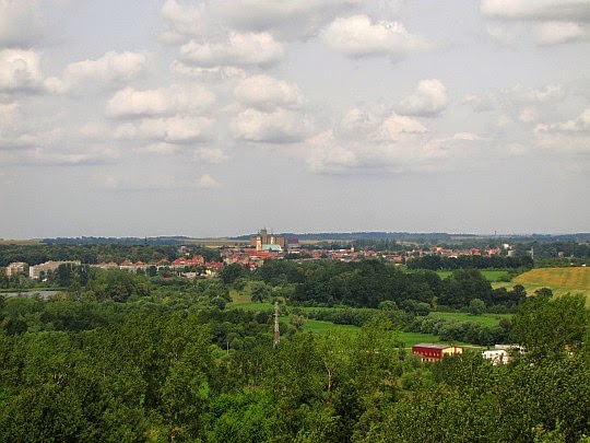 Widok z Klasztornego Wzgórza na Prudnik.