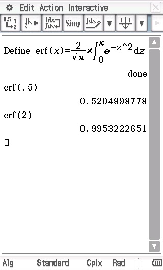 Eddie's Math and Calculator Blog: Casio Classpad fx-CP400: Defining ...