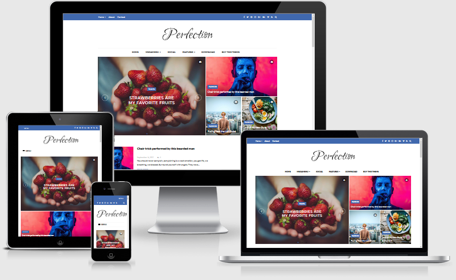 Perfection Blogger Template 