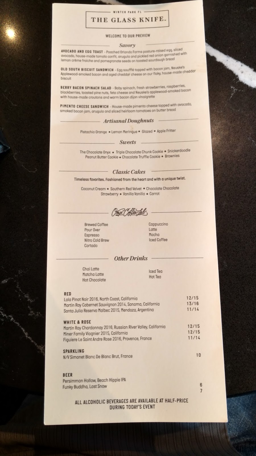 Eat Local Orlando The Glass Knife, Winter Park