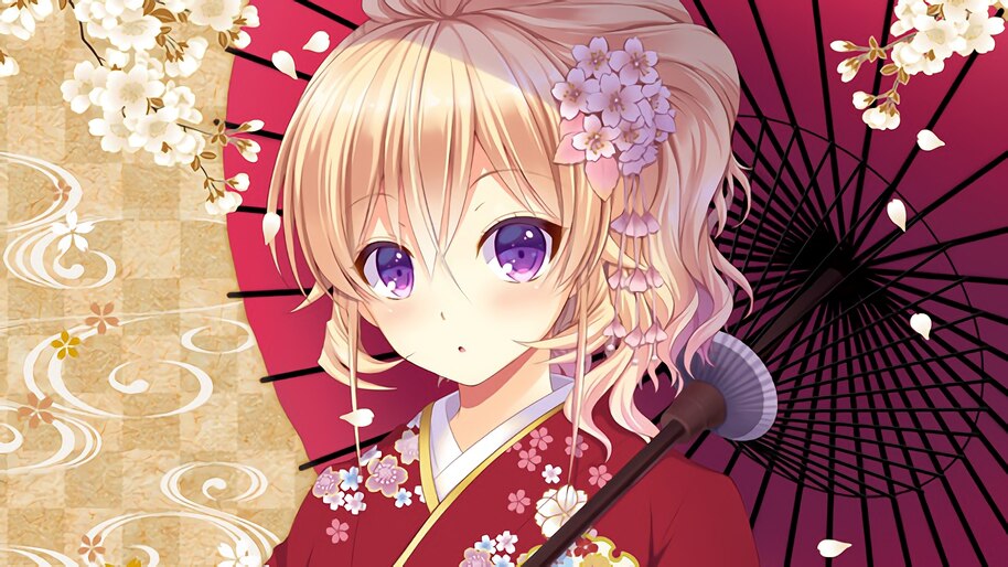 Food Wars, Erina Nakiri, Kimono, Anime, Girl, 4K, #3.1095 Wallpaper PC ...