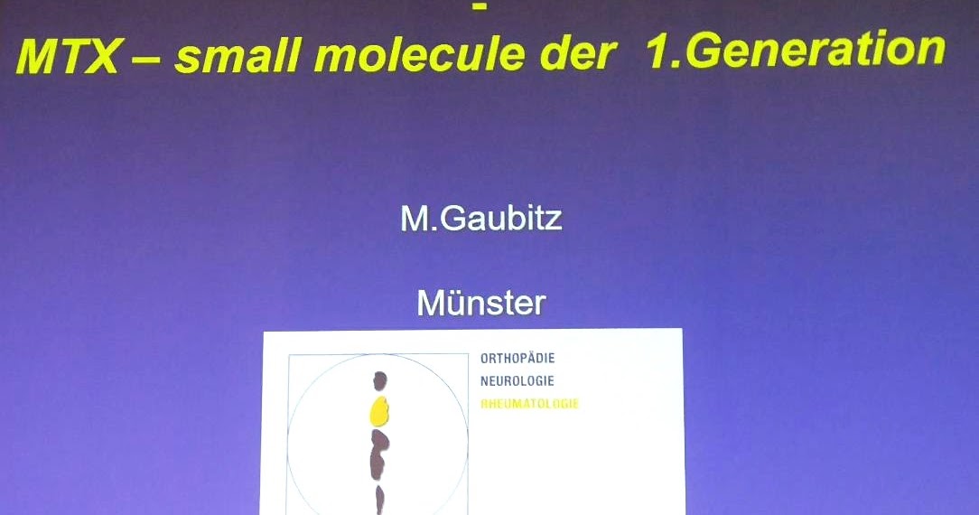 Rheumatologe: Methotrexat auf dem Kongress der DGRh 2018 in Mannheim