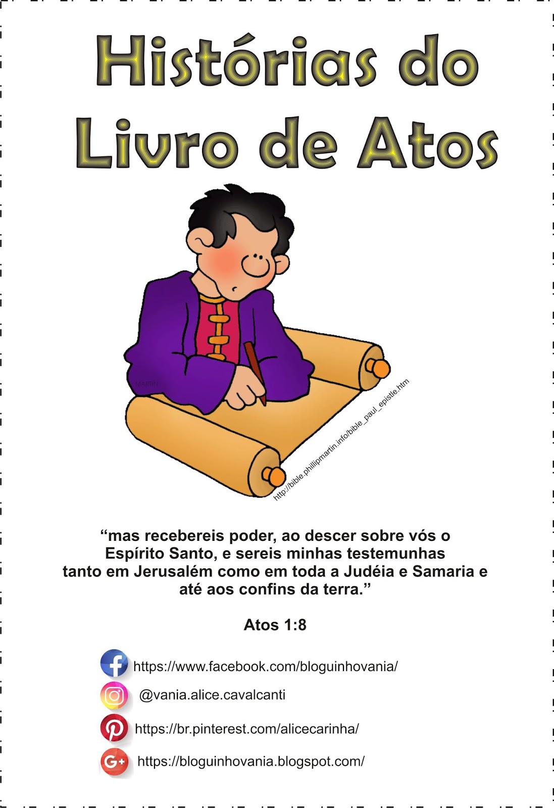 Apostila Histórias do Livro de Atos