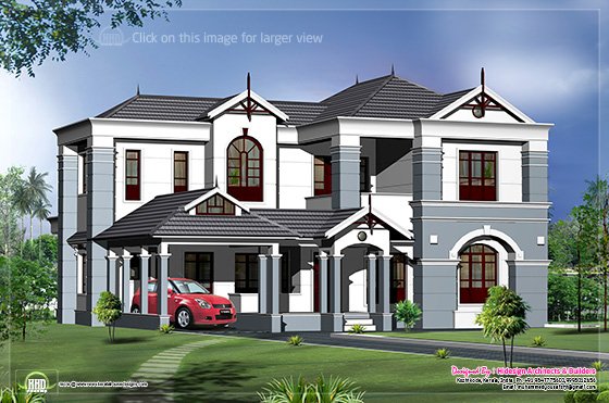 Luxury house elevation