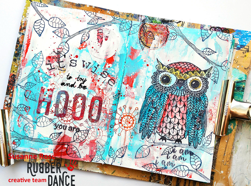 Stamping onto Tissue Paper Video Tutorial by Susanne