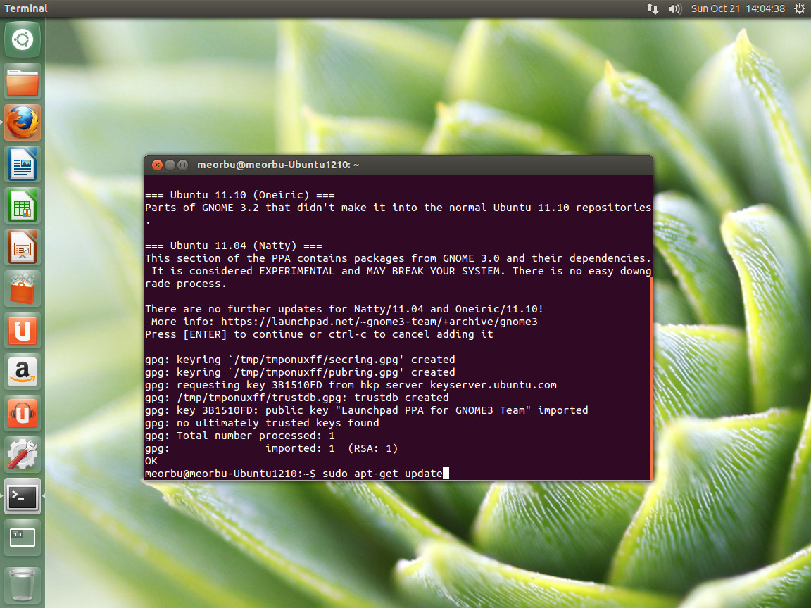 sudo apt-get installer gnome-shell gdmo
