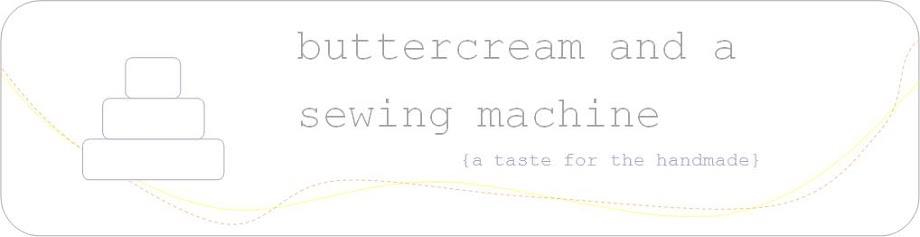 Buttercream and a Sewing Machine