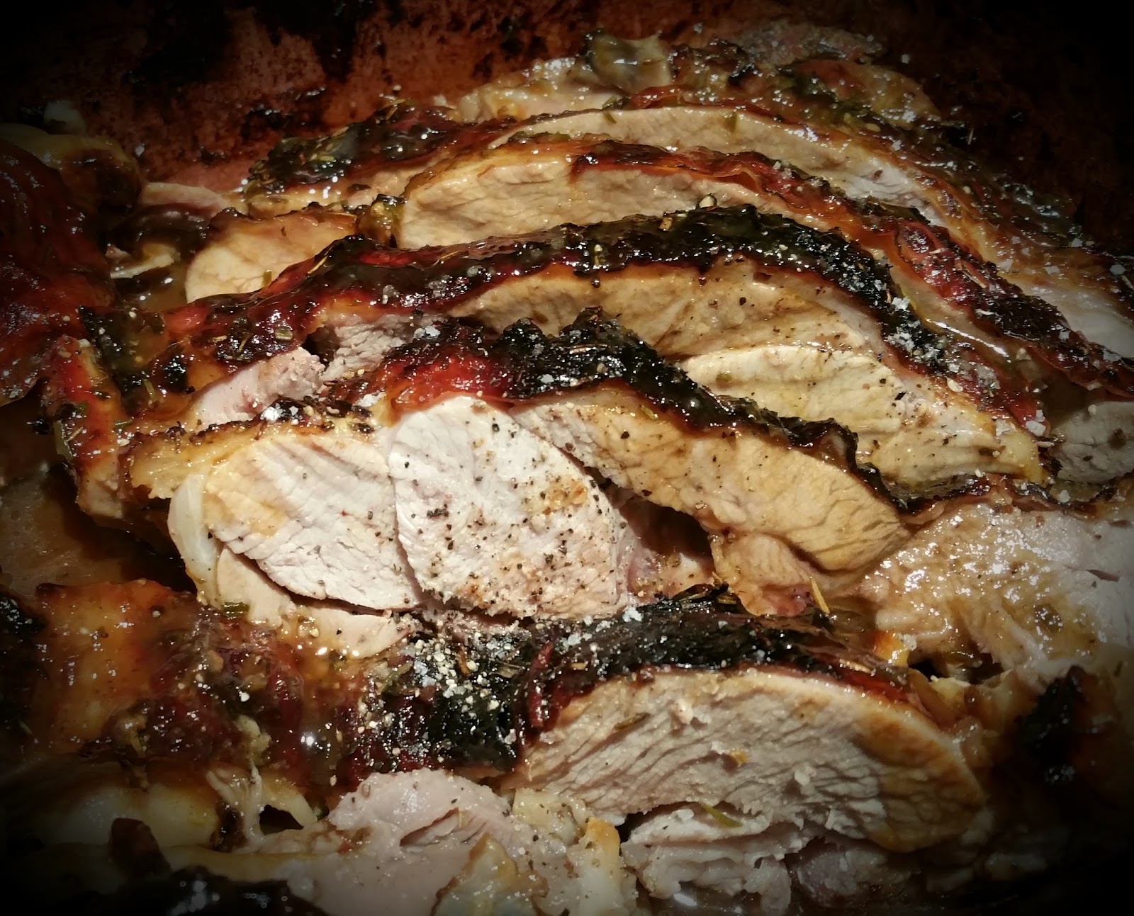 Cuisse de dinde marinée au four