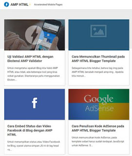 AMP HTML Blogger Template Kang Ismet