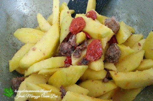 Resipi jeruk mangga asam boi