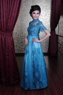 Baju Kebaya Warna Biru Modern Baju Kebaya Warna Biru Modern