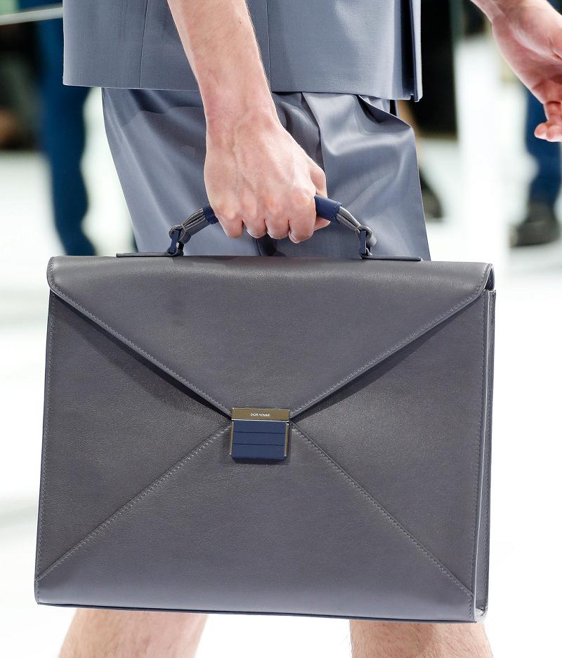 Fashion & Lifestyle: Dior Homme Bags... Spring 2014 Menswear