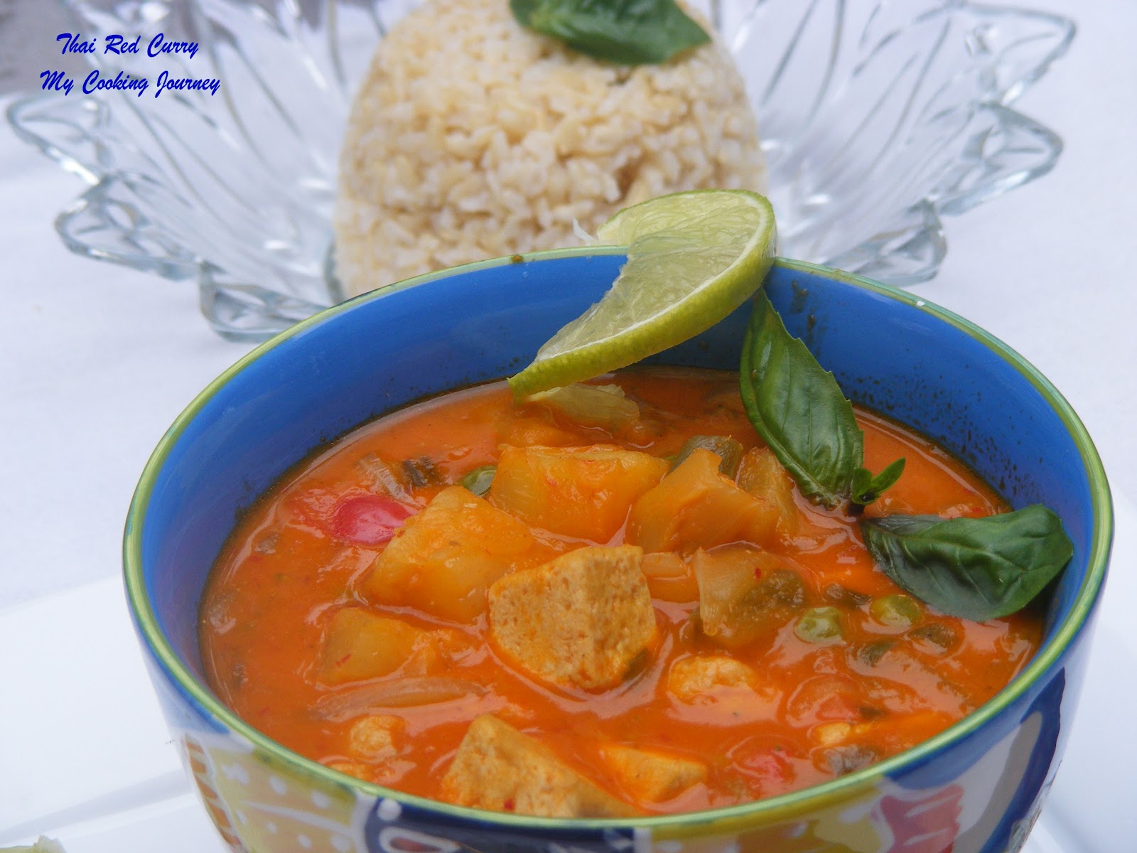 Thai Vegetable and Tofu red Curry (Vegetarian) My Cooking Journey