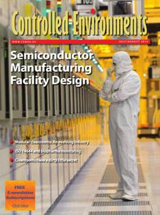 Controlled Environments 2015-05 - July & August 2015 | ISSN 1556-9268 | TRUE PDF | Bimestrale | Professionisti | Tecnologia | Sicurezza | Antinfortunistica
Controlled Environments is a leading source of information on contamination prevention, detection, and control for cleanrooms and critical environments. Controlled Environments provides relevant and timely content on trends, technology, and applications for controlled environments professionals. Controlled Environments covers everything from pure, materials to protective packaging, from state-of-the-art facility construction through day-to-day cleaning and control challenges that affect quality and yield. The Buyer's Guide provides a single-source listing of vendors, products, equipment, services, and supplies for microelectronics, pharmaceutical, and life science industries