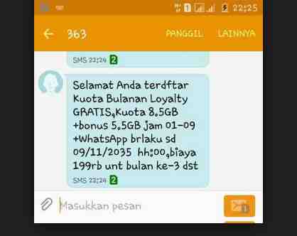 Cara mengaktifkan kartu paket im3