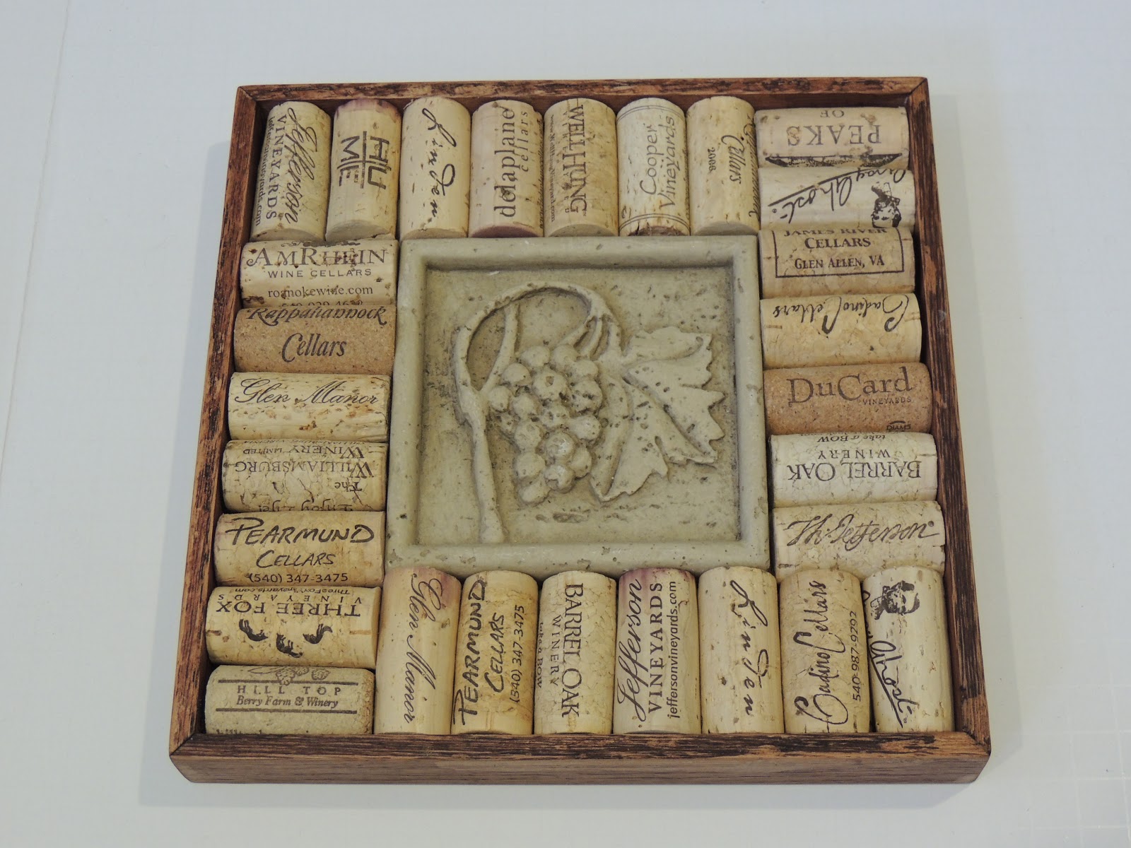 Cork To Barrel Recycled Wine Bottle Cork Trivet