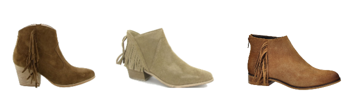 Ibiza style enkelboots met fringes van Shoecolate €99,95 Ibiza style enkelboots met fringes van Shoecolate €99,95