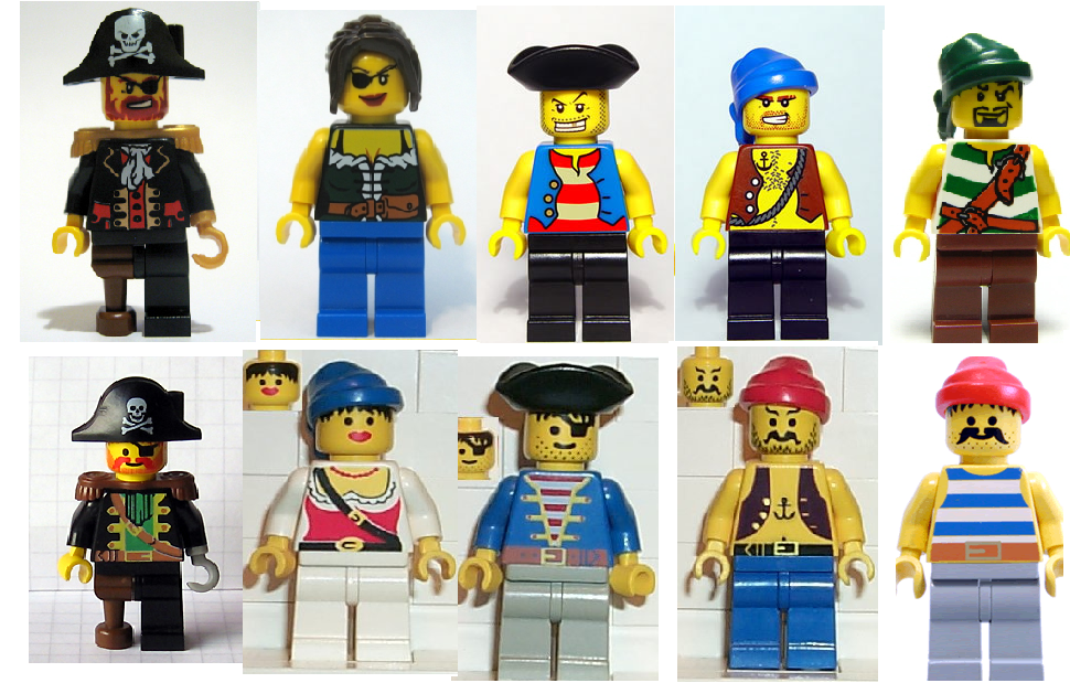 Pirata LEGO Pirates Minifigures 