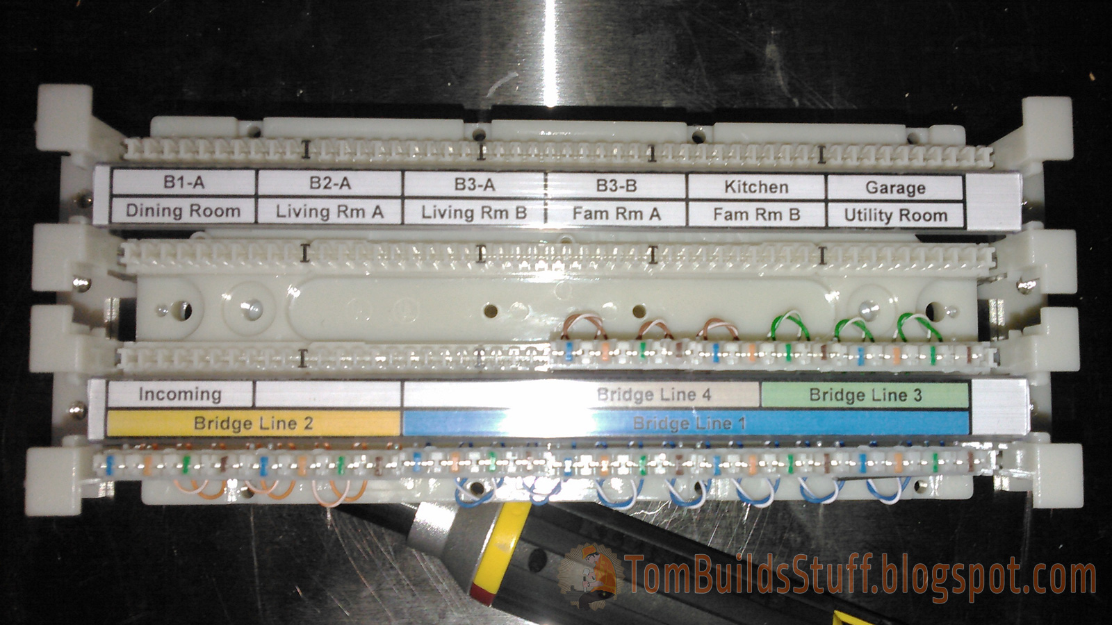 How to Wire A 110 Block Telephone Connector