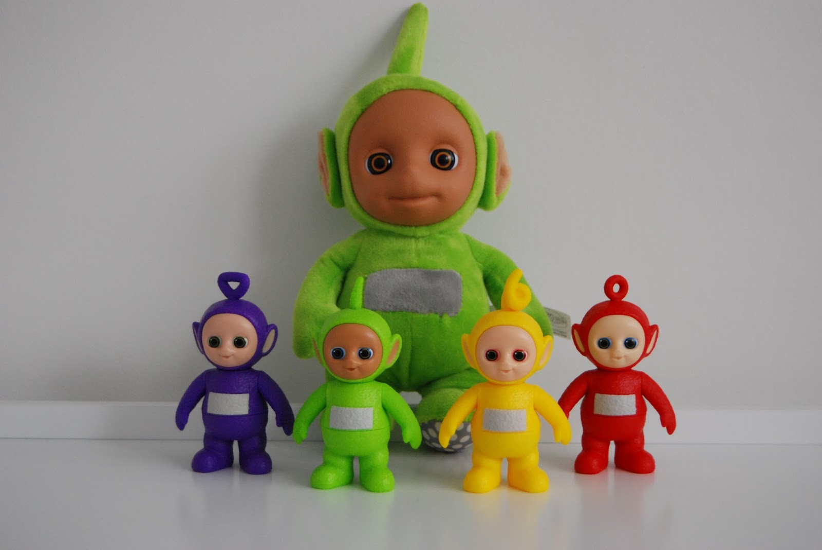 teletubbies chunky figures and playmat