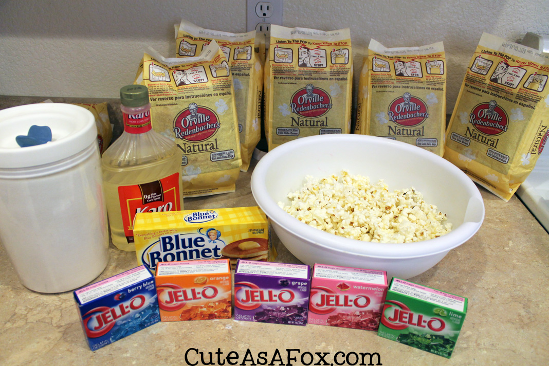 popcorn recipe NEW 515 COLORED POPCORN RECIPE JELLO