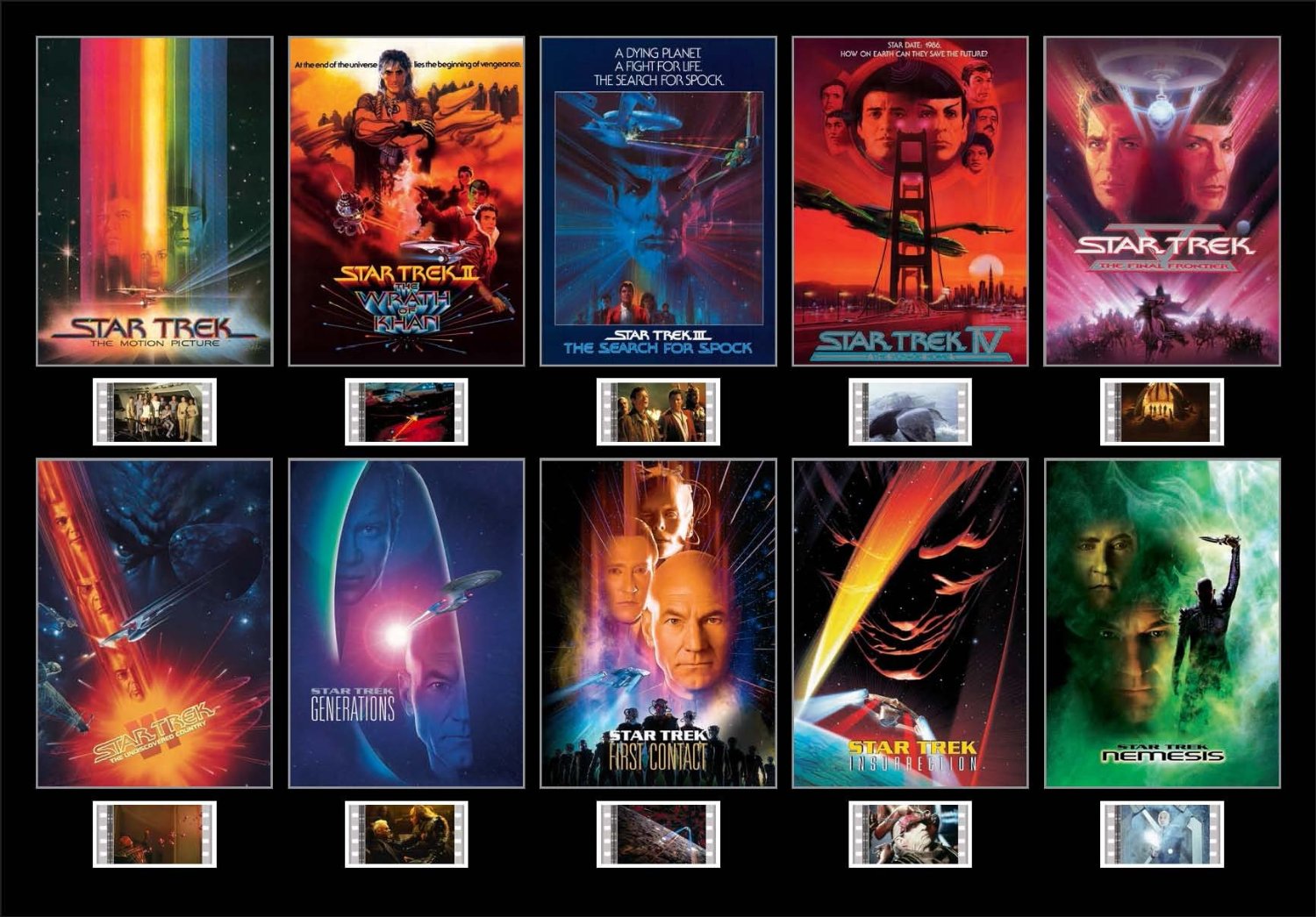 star trek movies in order original