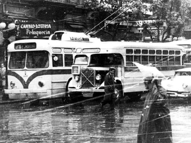 Lluvia alrededor año 1960