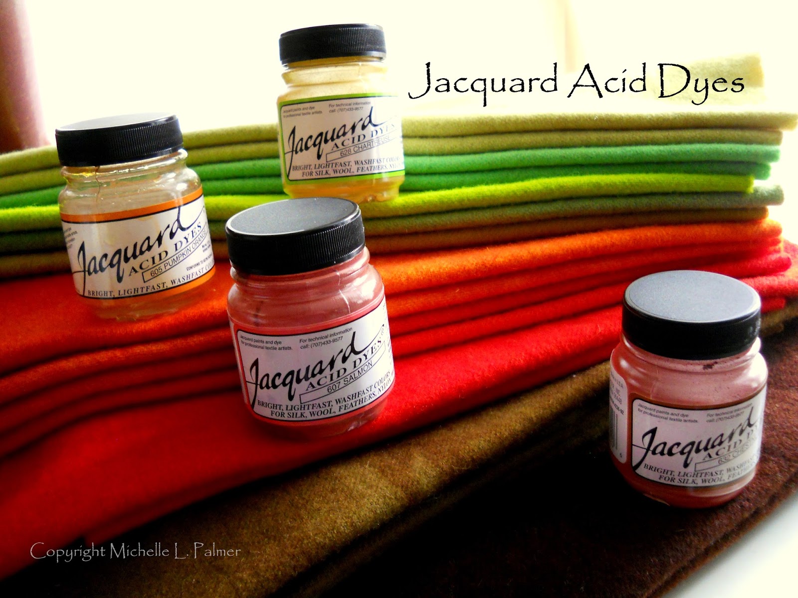 Michelle Palmer Dyeing wool with acid dyes