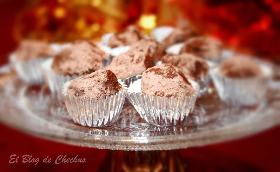 Trufas con naranja confitada, El Blog de Chechus, Chechus Cupcakes, postres